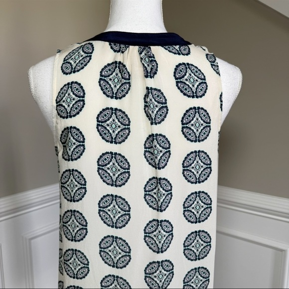 Anthropologie Vanessa Virginia Finn Silk Sleeveless Top Size Small - Picture 7 of 10